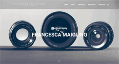 Desktop Screenshot of francescamaiolino.com